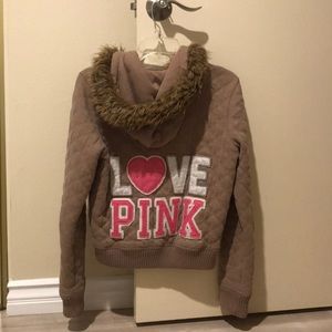 VS PINK hooded jacket